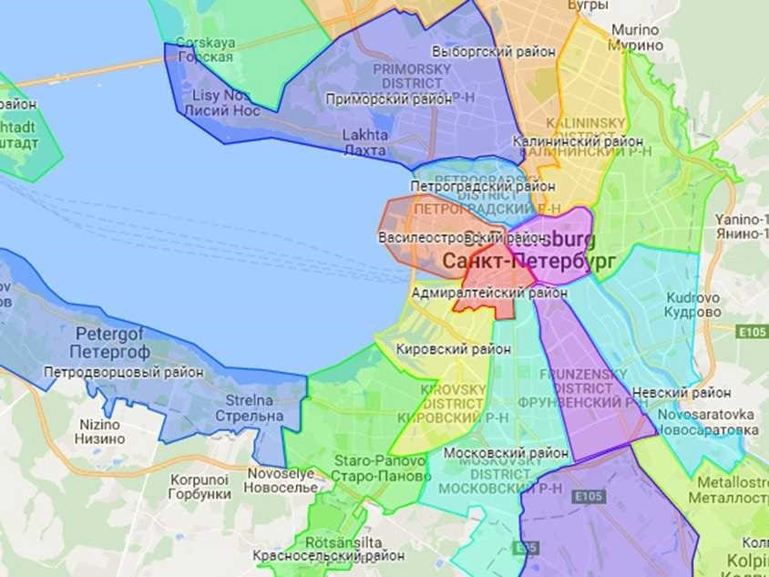 Кадастровая карта санкт-петербурга официальная информация и подробности