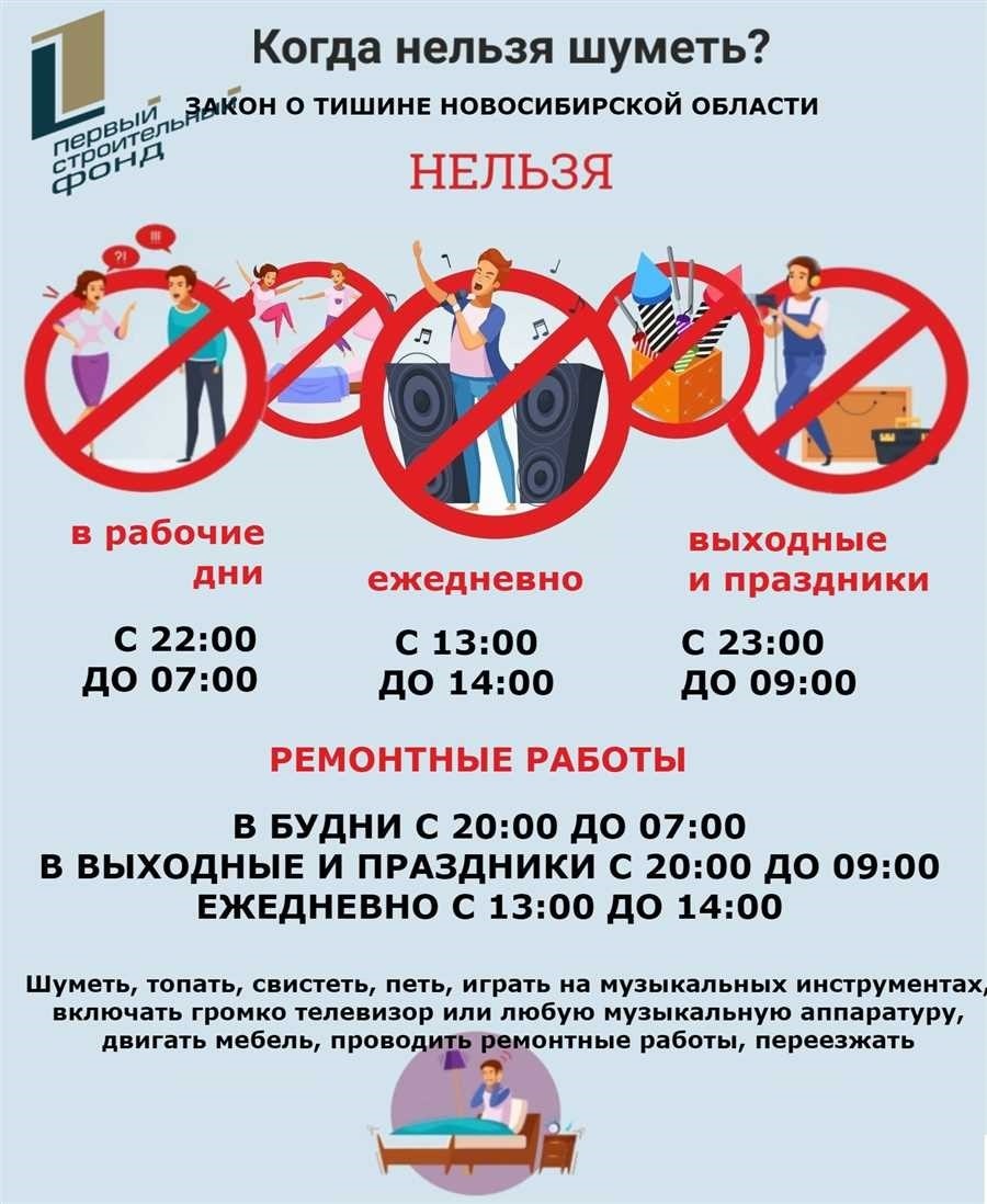 Закон о тишине в оренбургской области правила и нормы